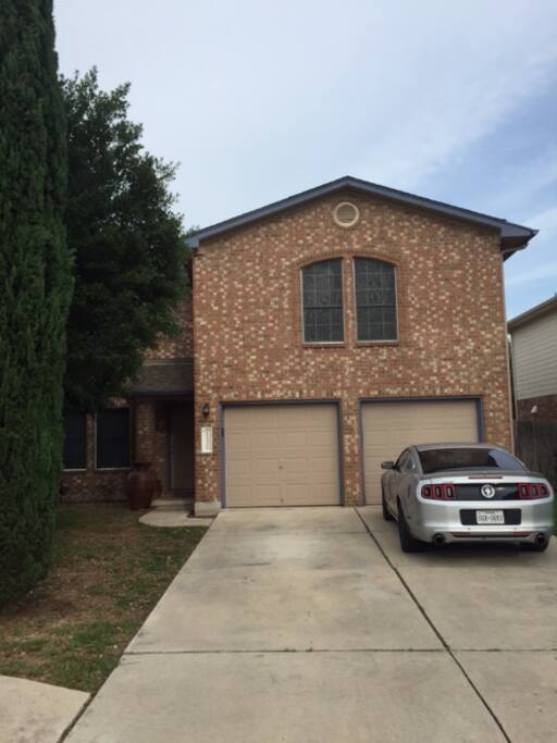 Front view of the house