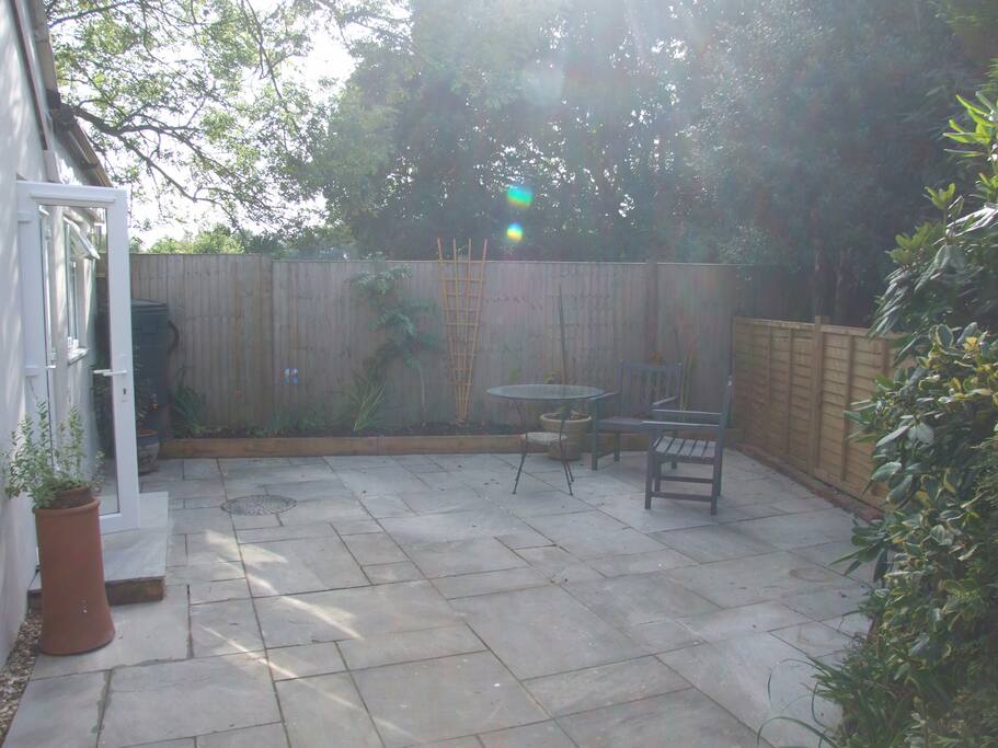 Private Outside Patio Area