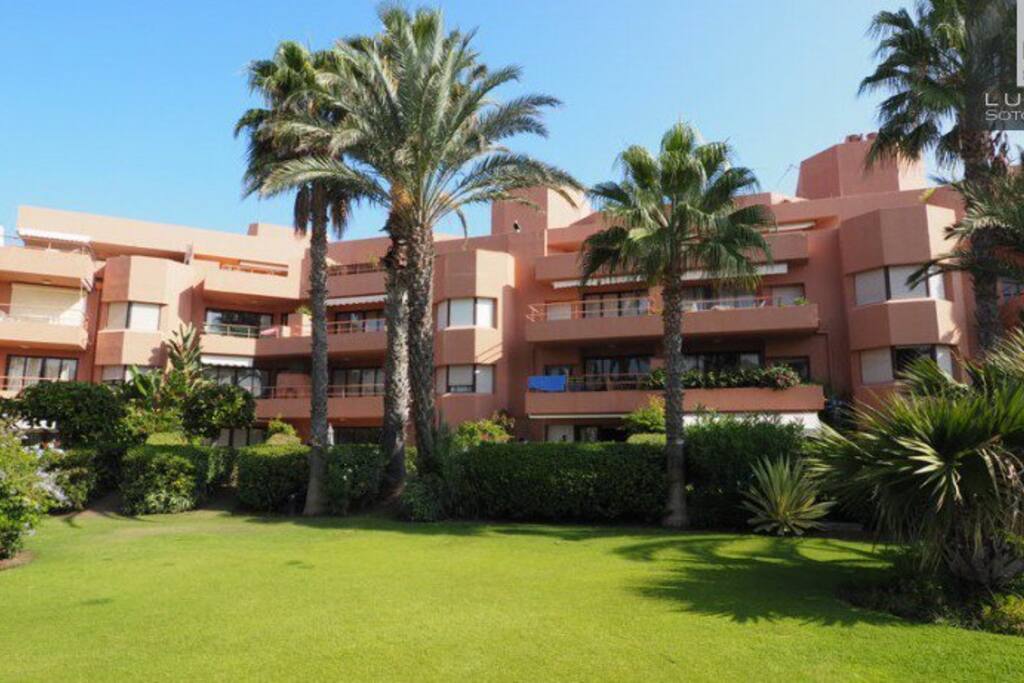 There is air-conditioning and heating throughout the apartment and a private parking space in the underground garage.