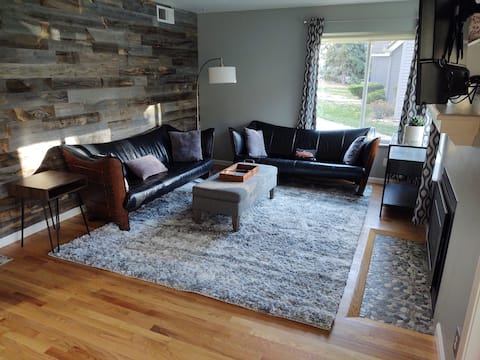Fly Fish, Ski, Relax at Modern River Front Condo