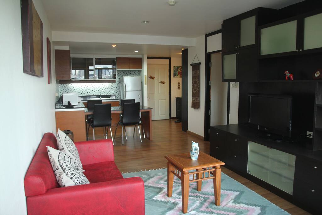 Living room and kitchen part