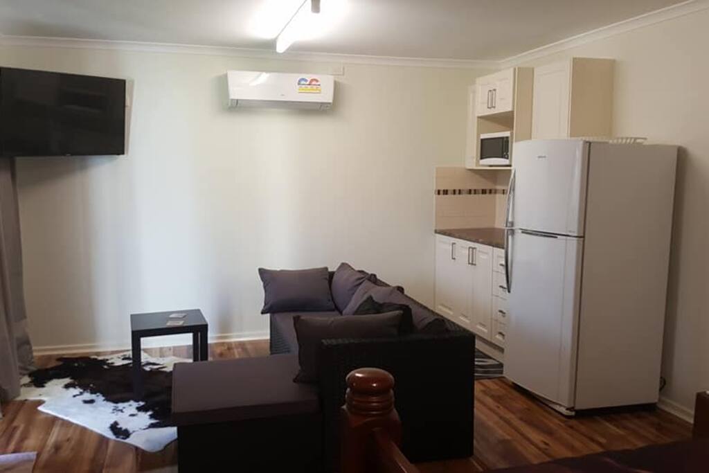 lounge and kitchenette area