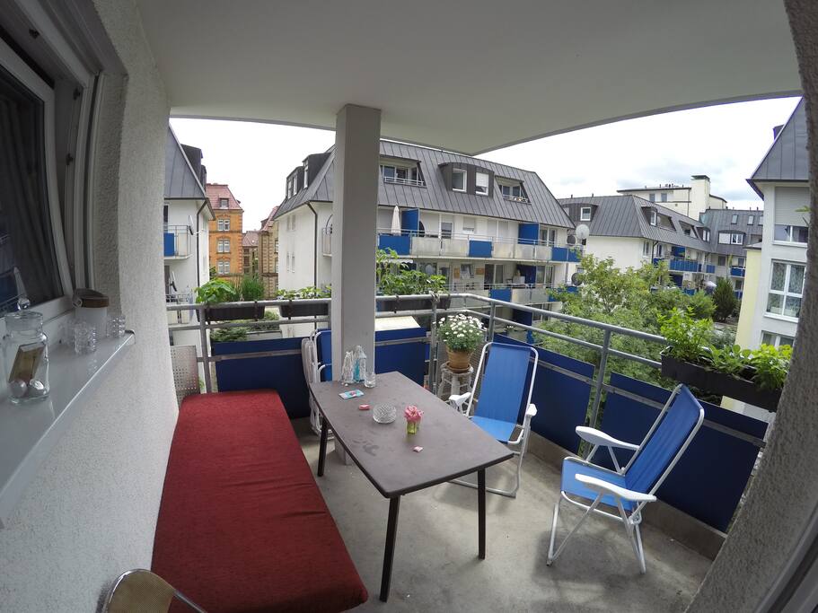 Balkon.
