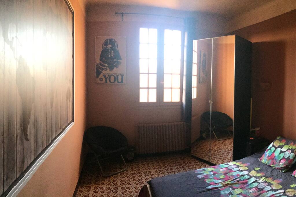 Chambre avec 1 lit double