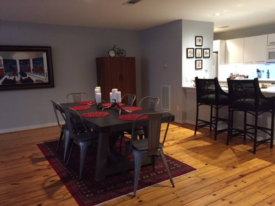 View of Kitchen and Dining