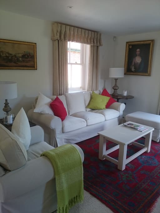 Sitting room with views over the walled garden