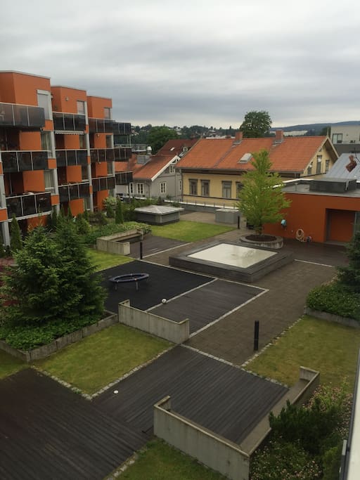 Utsikt fra sydvendt veranda