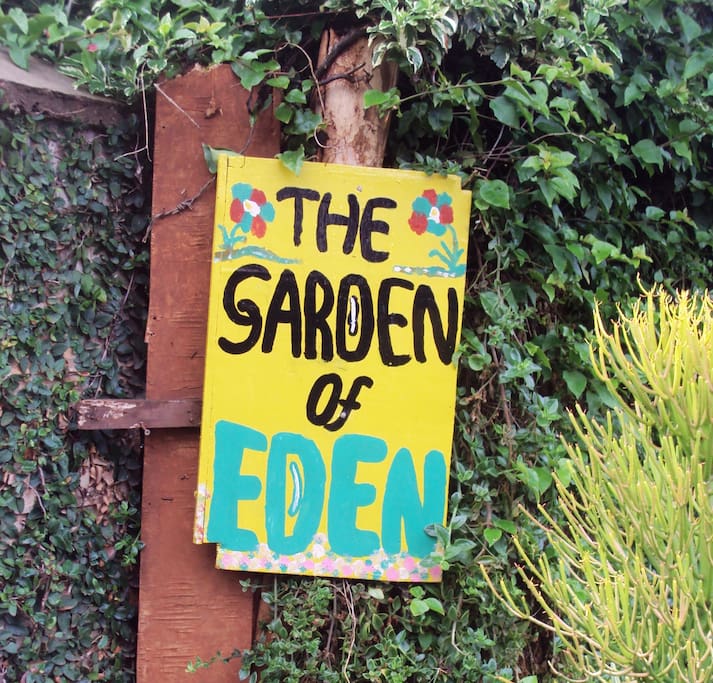 The Cottage is within the 'Garden of Eden'