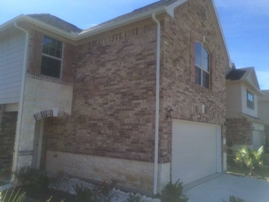 Views of the master bedroom from outside