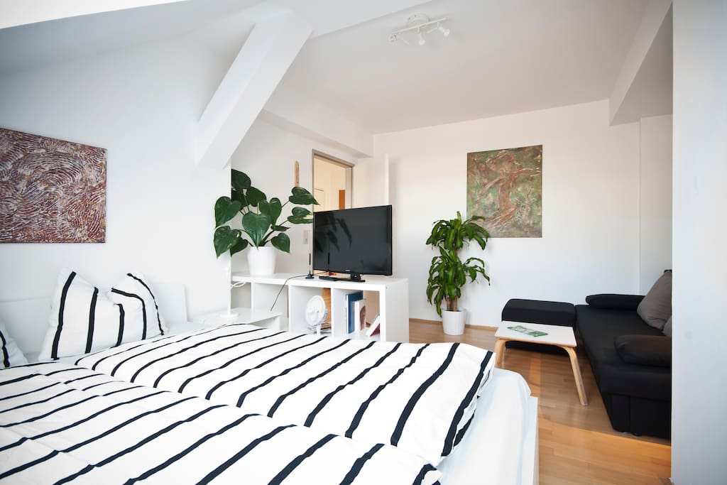 Wohn- & Schlafzimmer