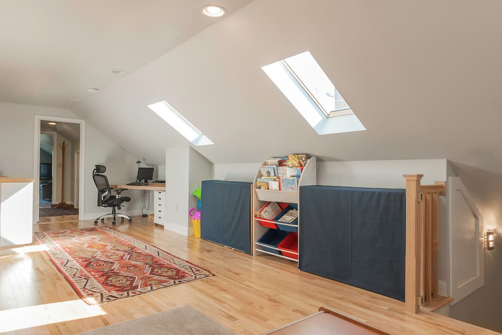 View into the apartment from the entry - huge common space