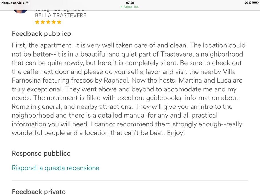 Read our feedback!