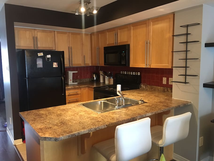 Well equipped, modern kitchen.