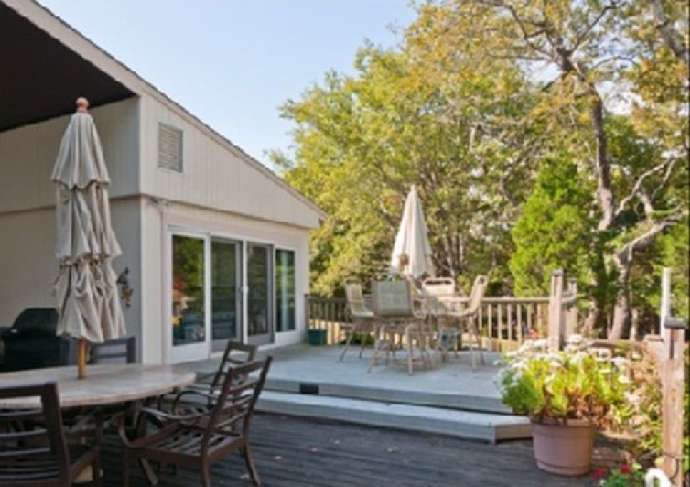 Back Deck overlooking water