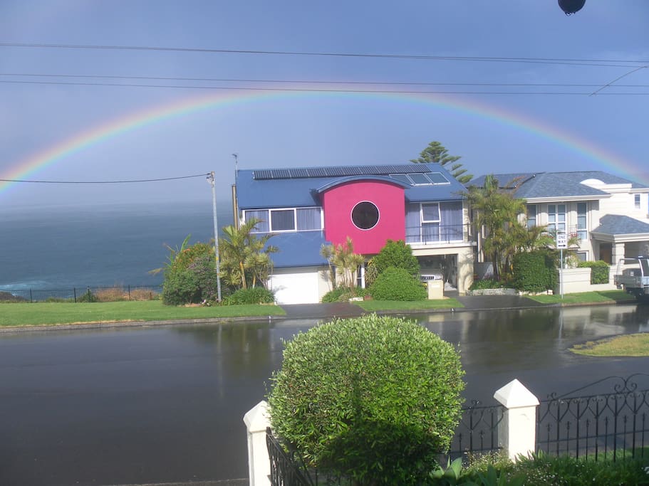 Somewhere over the Rainbow , From the balcony