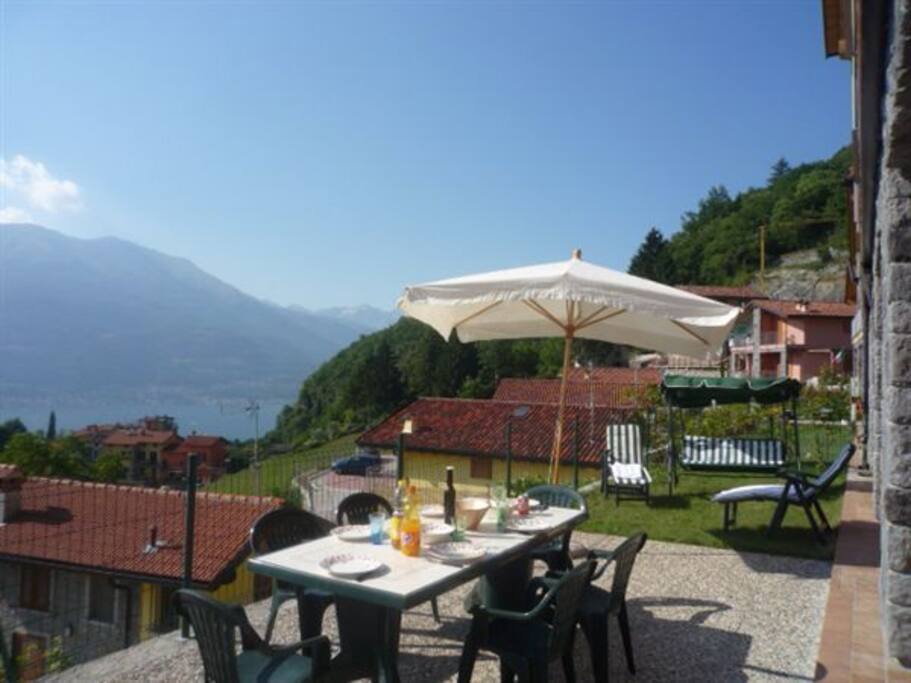 Private terrace and garden