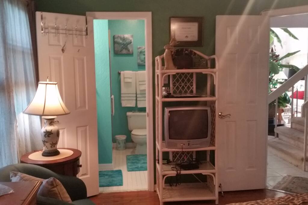 Private Bathroom with Shower attached to Room