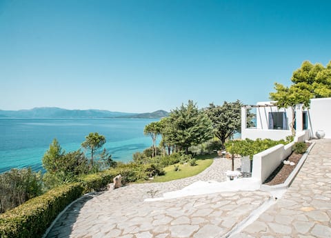 Unique Beachfront Aegean Style House