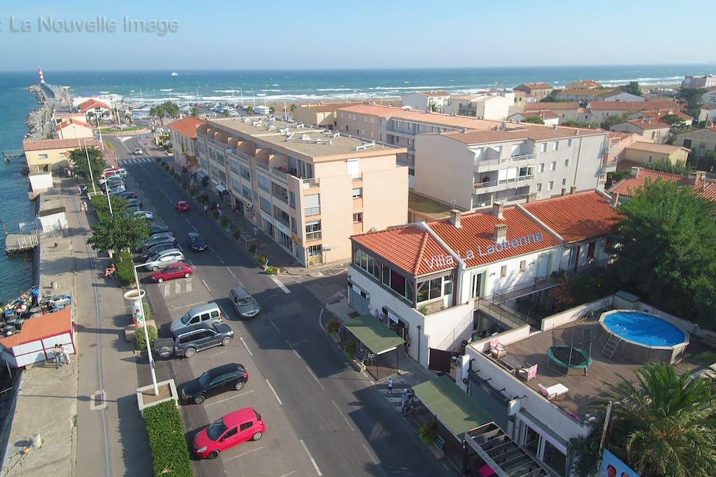 Villa la laotienne vue du Drone