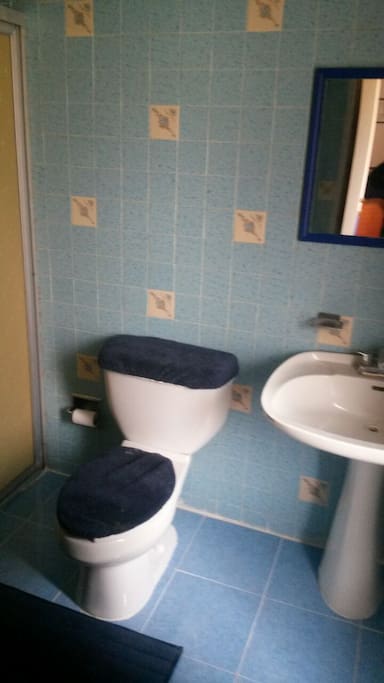 Vista del baño, este fue remodelado.