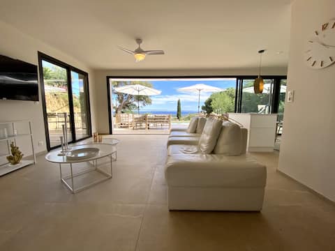 ☀️Var Panoramic Sea View. Heated Pool