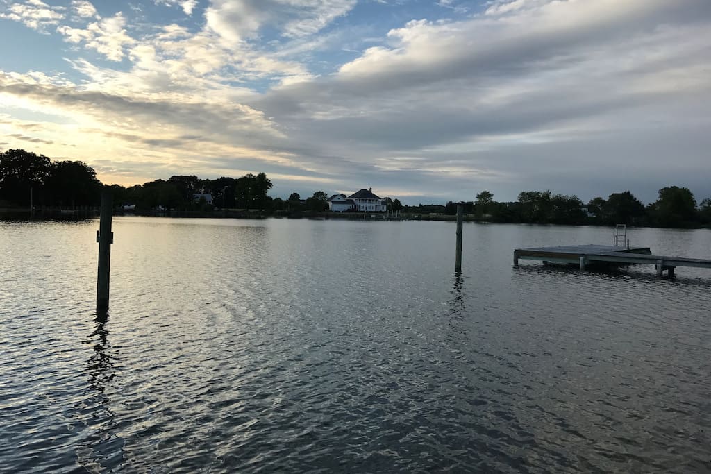 View from the dock