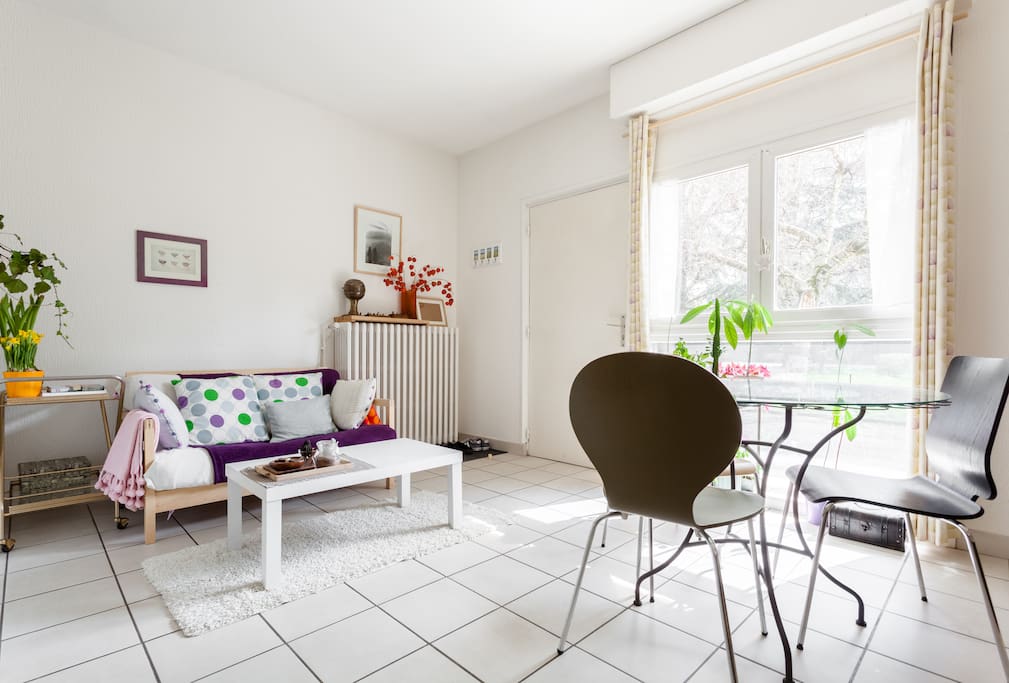 Dining room & living room