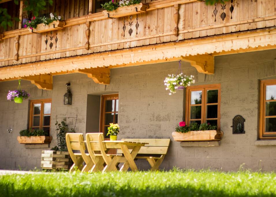 Terrasse und Garten
