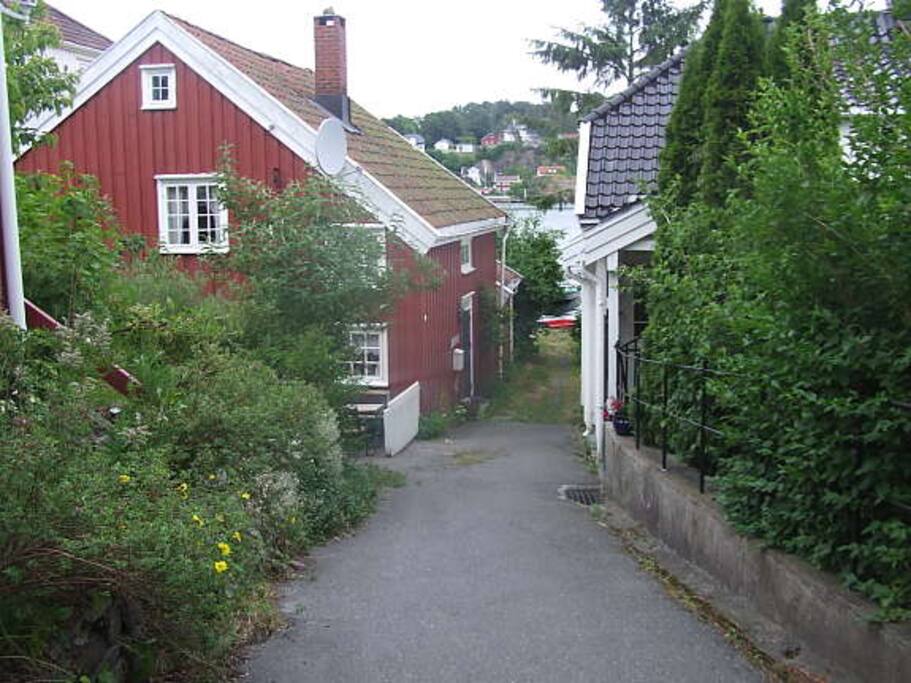 Vei ned til Fergeleie