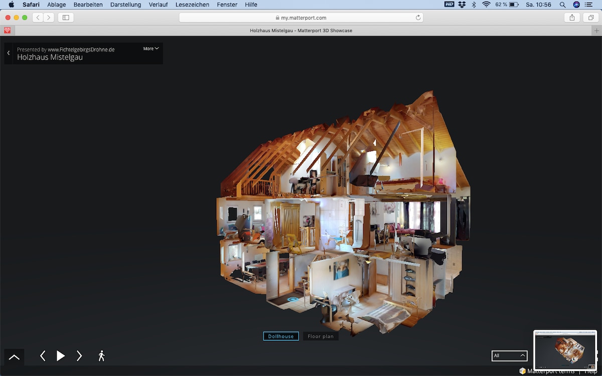3 - D изглед към къщата предния вход