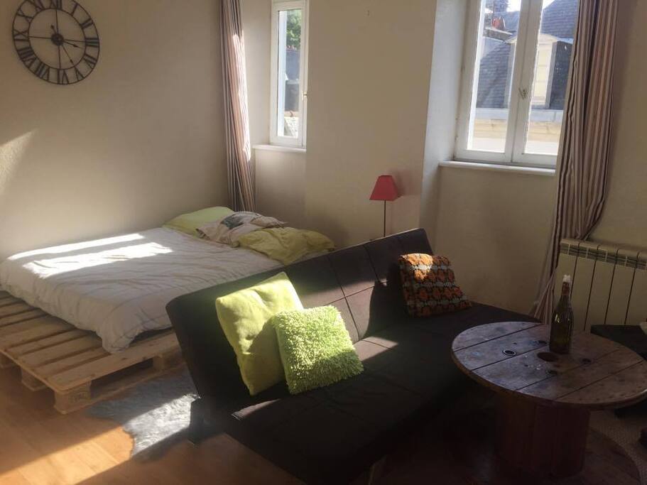 Le studio prend le soleil jusqu'au soir