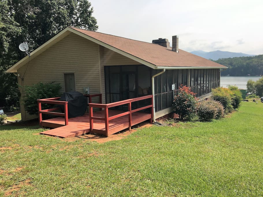 Open Porch for grilling