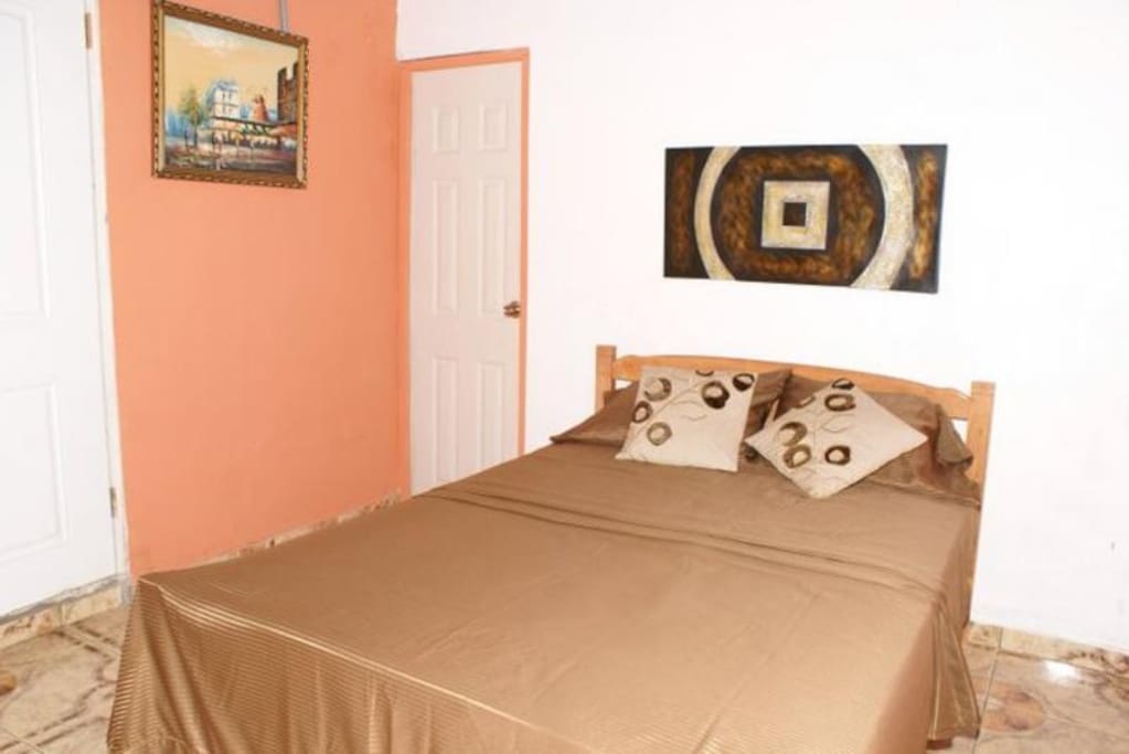Double with bath bambu hostel