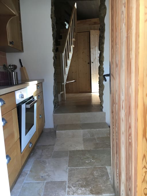 Entrance into kitchenette