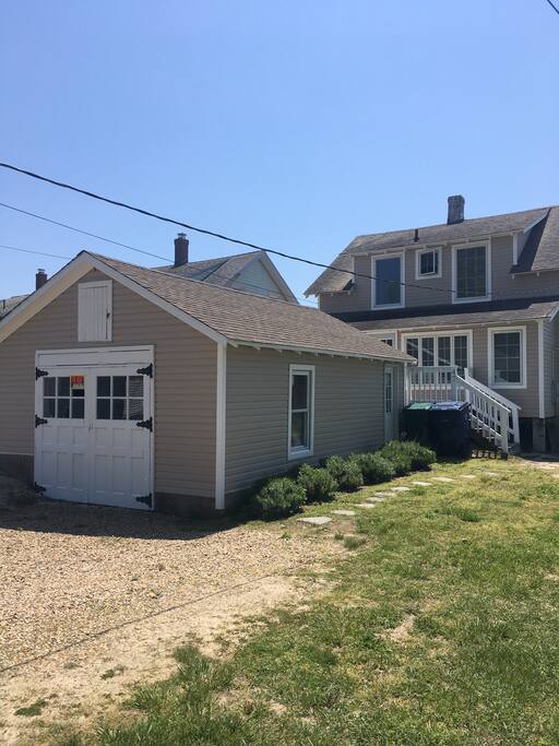 Front of house with parking