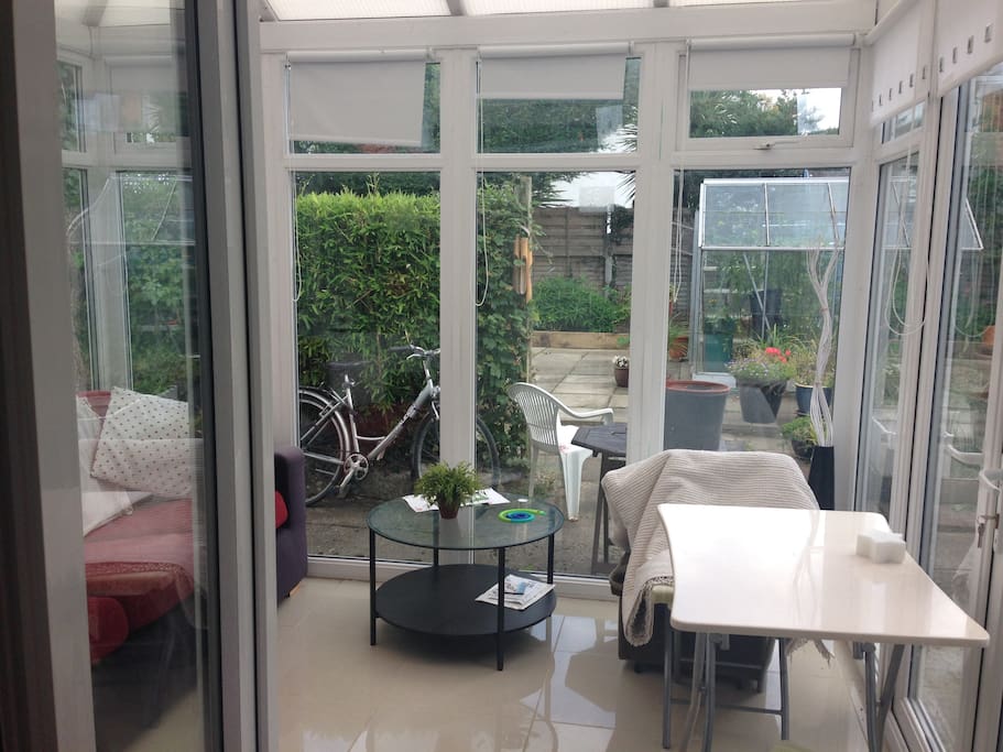 Conservatory lovely on a summers day for reading or painting
