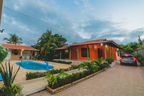 Beach house with deck and pool - Lagoinha CE