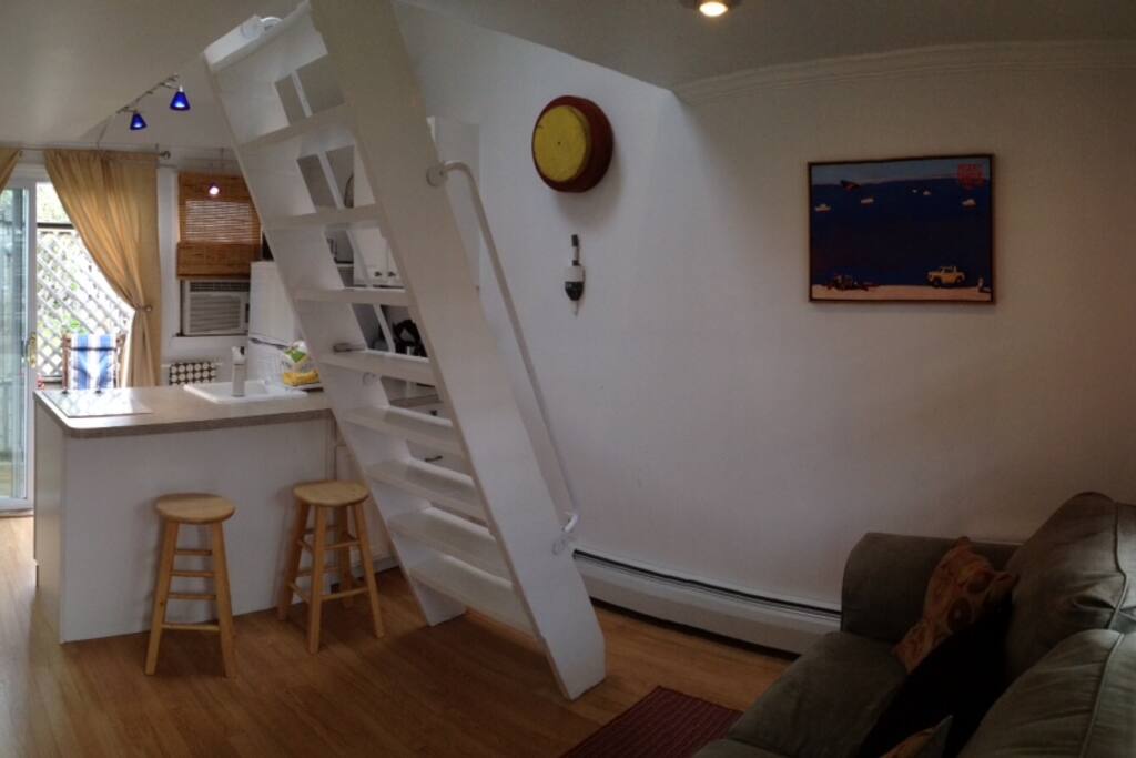 Studio with Sleeping Loft!