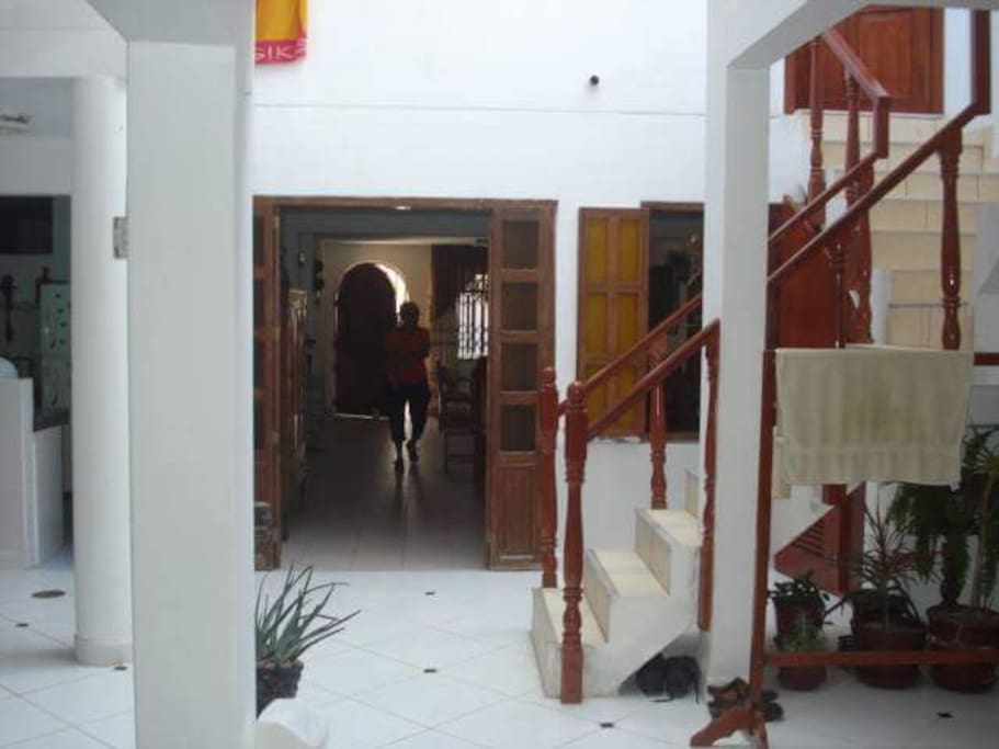 Vista desde el patio interno
