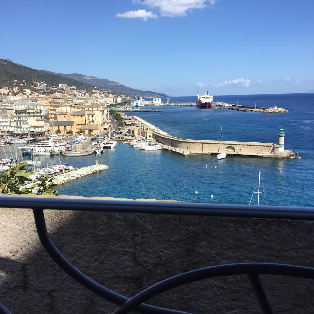 vue depuis la citadelle - bastia