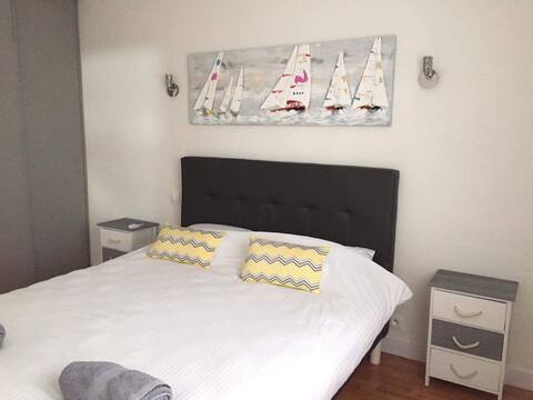 Chambre de 2 personnes avec petit déjeuner