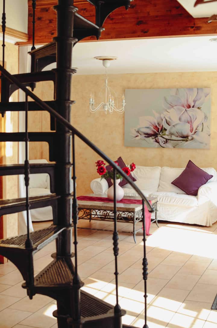 Dnevni boravak s kaučem na razvlačenje koji se može koristiti kao dodatni krevet veličine 190x140, samo na zahtjev