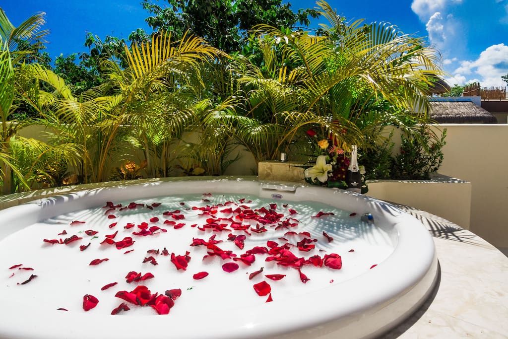 Romantic Evening Under the Stars in the Jacuzzi? Or Curl Up with a Book and Relax?