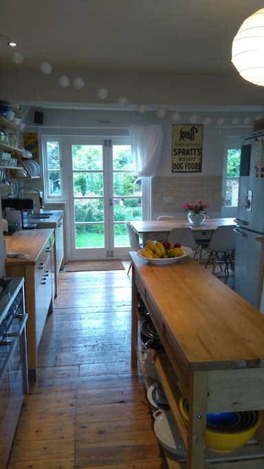 Open plan kitchen