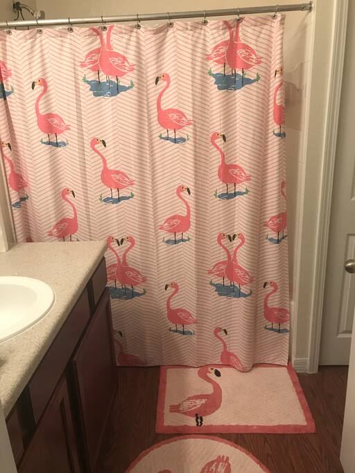 Bathroom off second and third bedrooms.