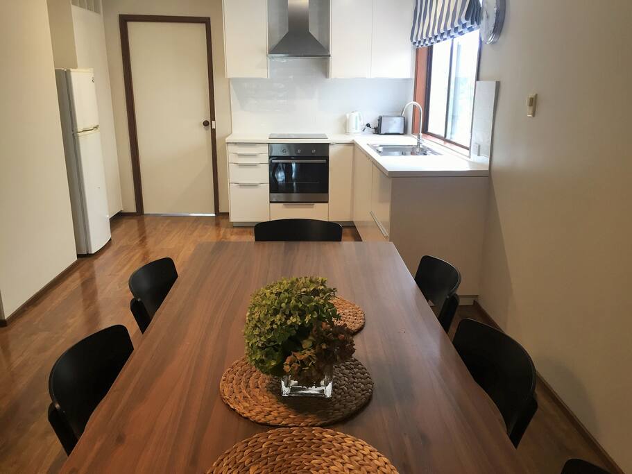 Downstairs kitchen and dining