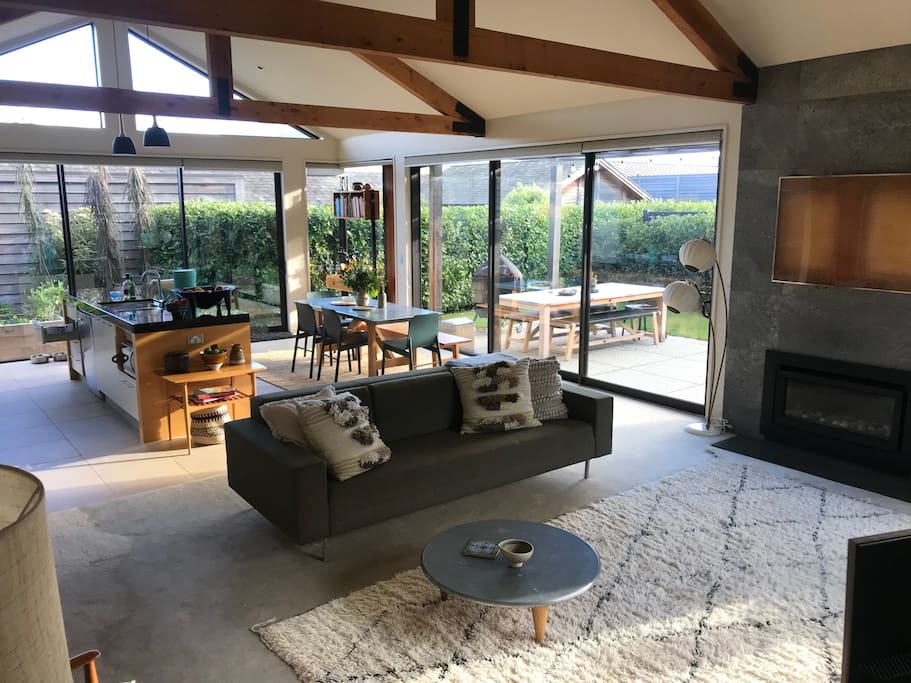 Open plan living area