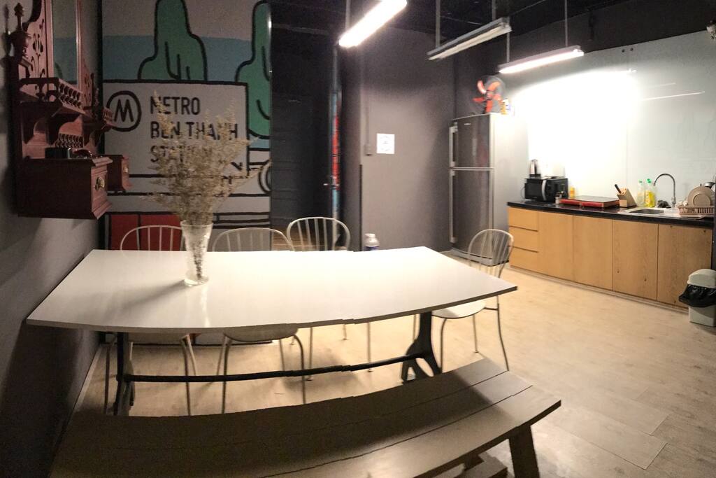 Shared kitchen place
