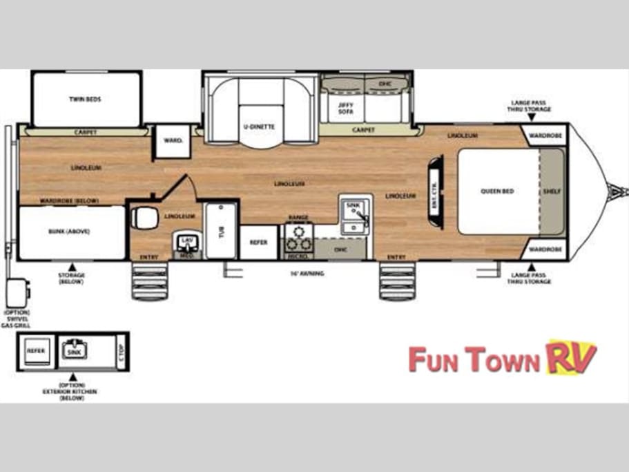 2016 Forest River Vibe - 37ft travel trailer