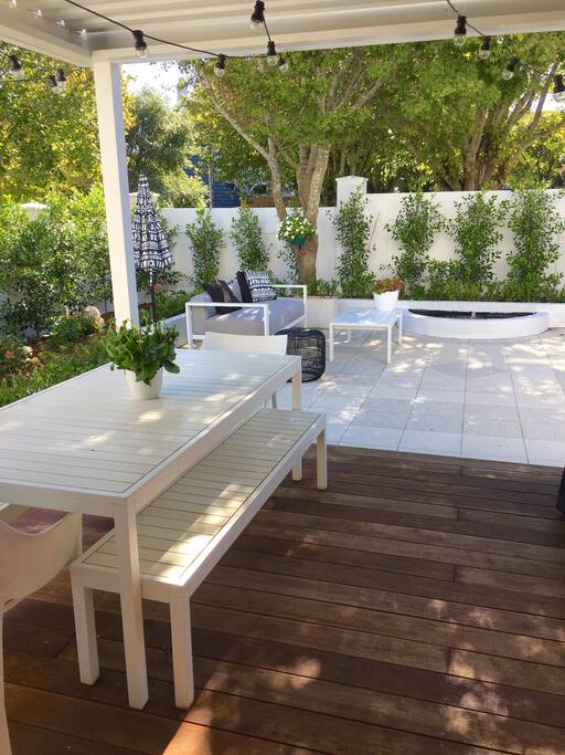 Front Courtyard with all day sun